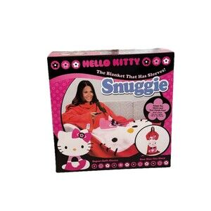 2013 SANRIO HELLO KITTY Adult Snuggie Comfy Throw Blanket With Sleeves